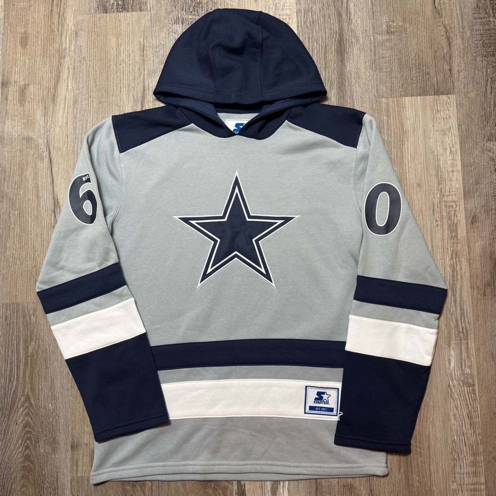 Vintage Dallas Cowboys Starter NFL hoodie sweatshirt men’s S oversized fit baggy